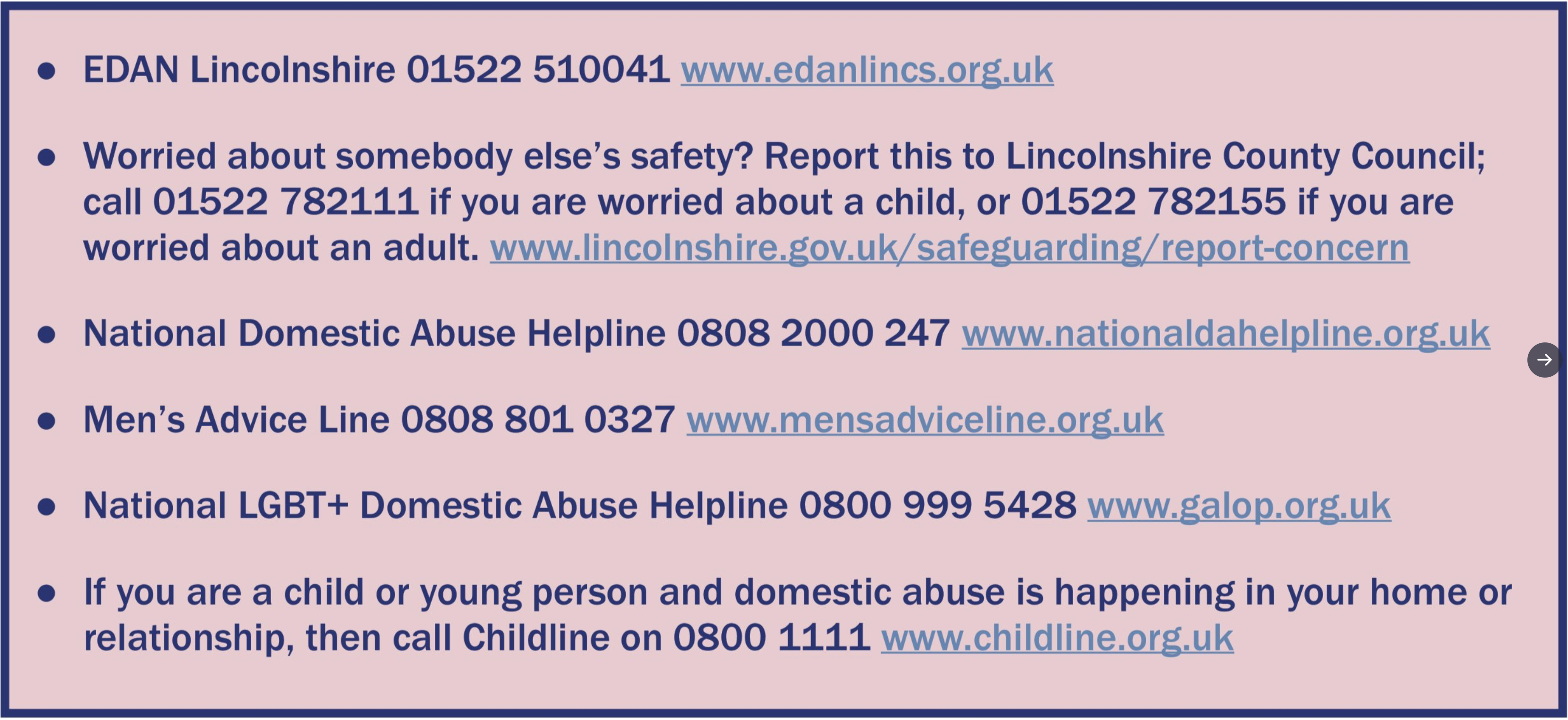 Crime prevention in Lincolnshire. Domestic abuse helplines by LincsConnect the Lincolnshire blogger LincsBlogger