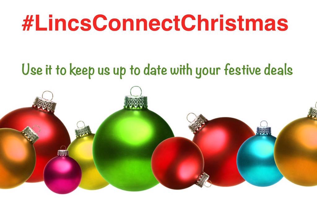 Christmas is coming to Lincolnshire. Use LincsConnectChristmas by LincsConnect the LincsBlogger