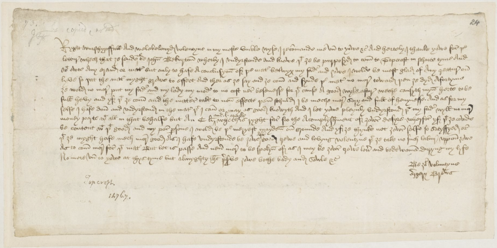 Valentines in Lincolnshire. Margery Brews the first Valentines letter in history on WhatsOnLincs by LincsConnect the Lincolnshire blogger, LincsBlogger