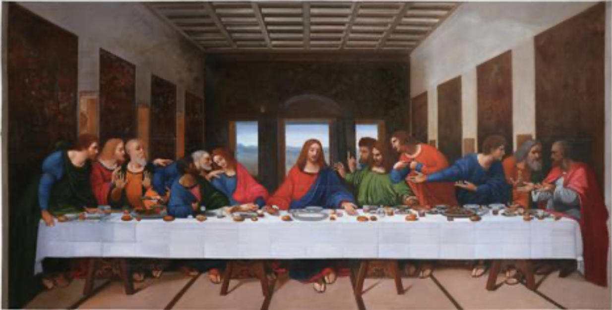 Easter in Lincolnshire. The last supper by Leonardo Da Vinci on WhatsOnLincs by LincsConnect the Lincolnshire blogger, LincsBlogger