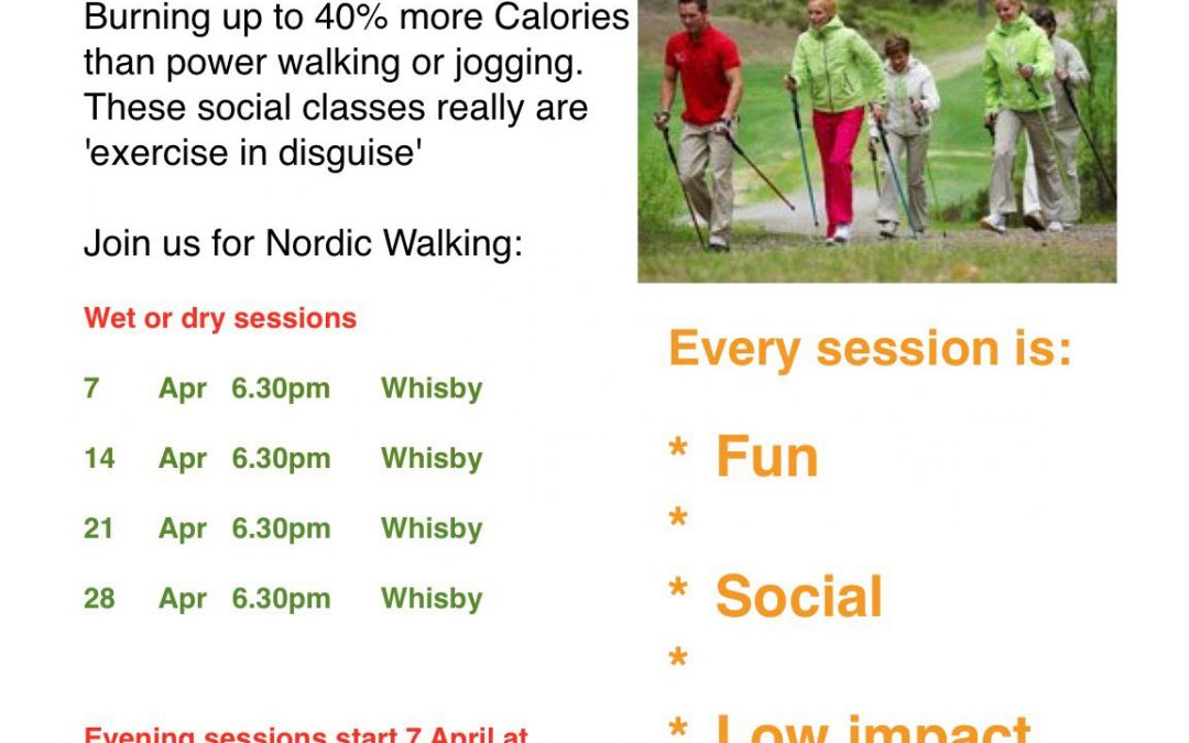 Nordic Walking in Lincolnshire with Mandarin Fitness on WhatsOnLincs by LincsConnect the Lincolnshire blogger, LincsBlogger