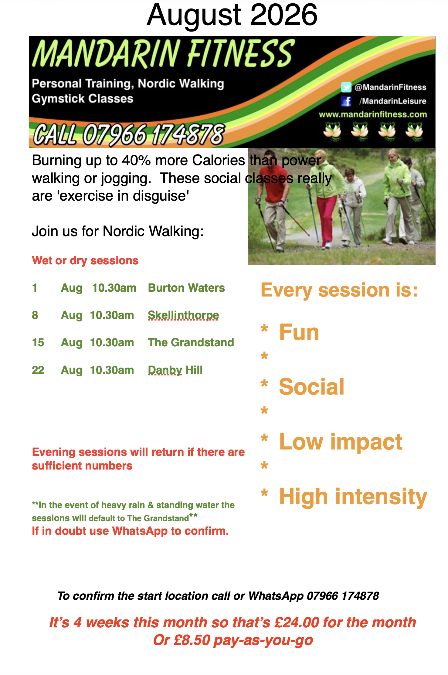 Nordic Walking in Lincolnshire with Mandarin Fitness on WhatsOnLincs by LincsConnect the Lincolnshire blogger LincsBlogger